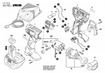 Bosch 3 601 J09 500 Gds 12 V Impact Wrench 12 V / Eu Spare Parts